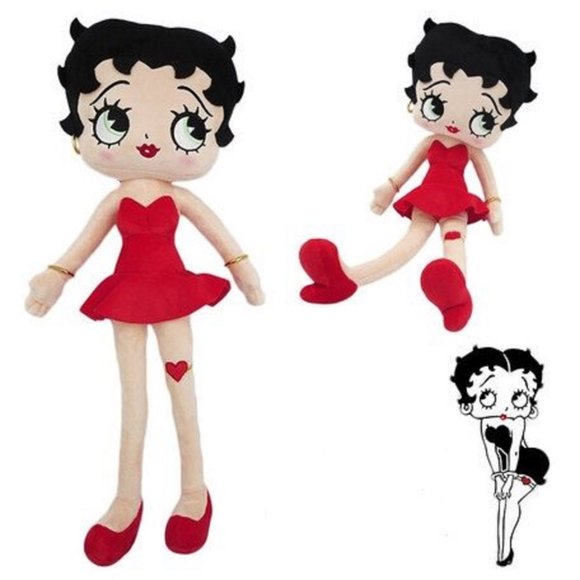 Betty Boop Jumbo Cute Soft Plush Ultra Detail Doll 25.5". Limited Edition. - Picture 9 of 9
